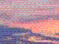 image with overall pink cast, dithered to web-safe palette